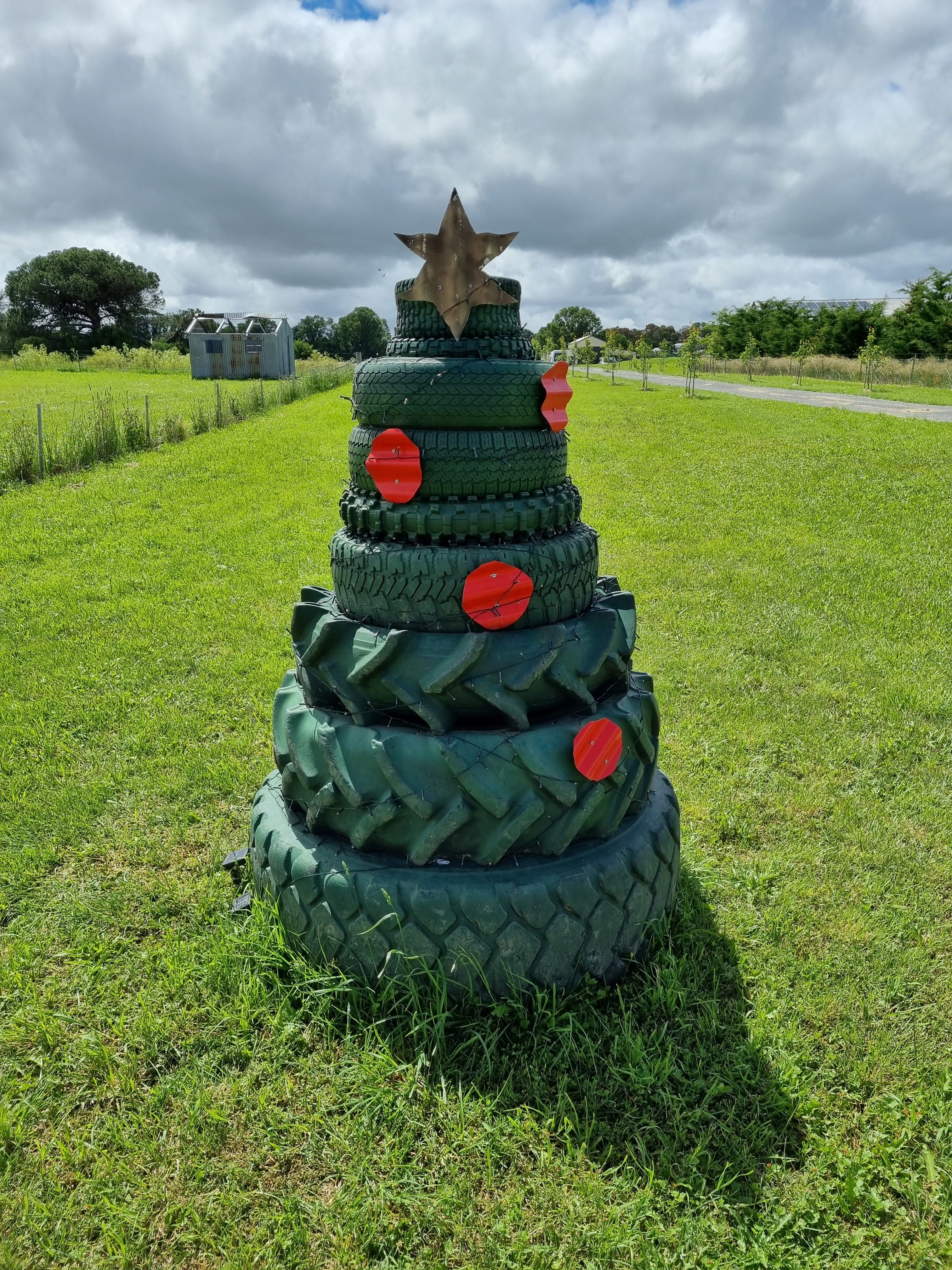 Tyre Christmas Tree